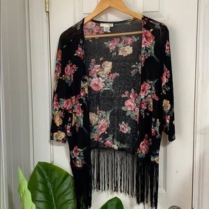 Floral kimono